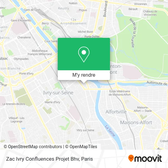 Zac Ivry Confluences Projet Bhv plan