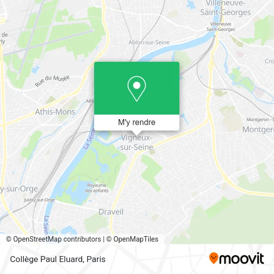 Collège Paul Eluard plan