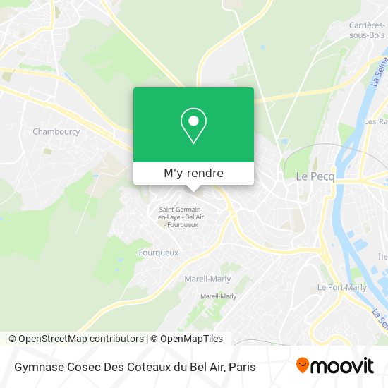 Gymnase Cosec Des Coteaux du Bel Air plan