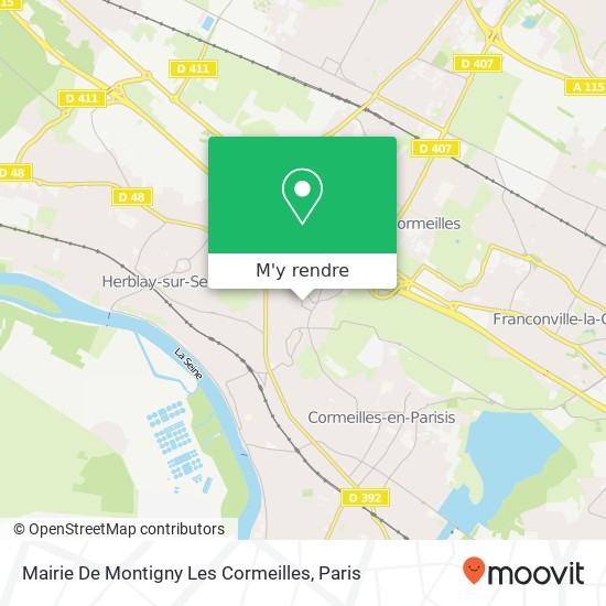 Mairie De Montigny Les Cormeilles plan