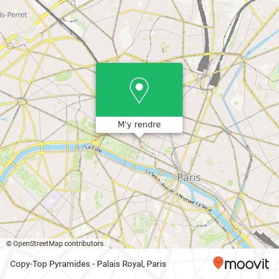 Copy-Top Pyramides - Palais Royal plan