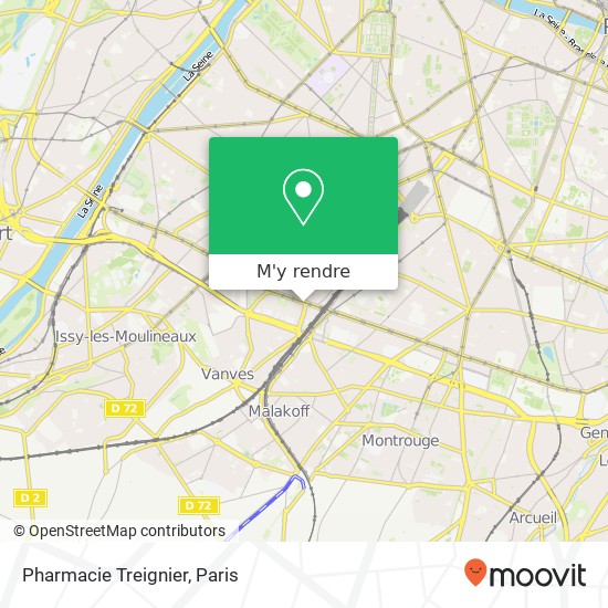 Pharmacie Treignier plan