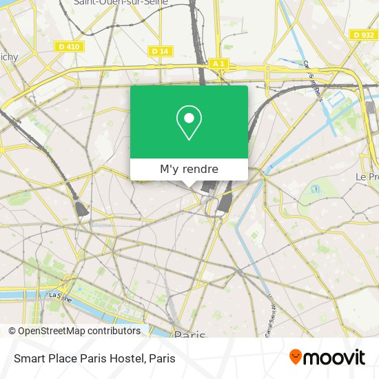 Smart Place Paris Hostel plan
