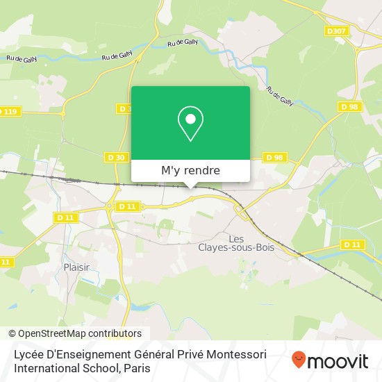 Lycée D'Enseignement Général Privé Montessori International School plan