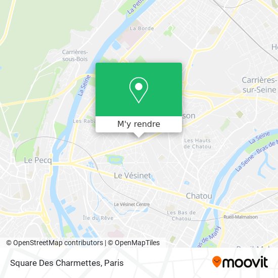 Square Des Charmettes plan