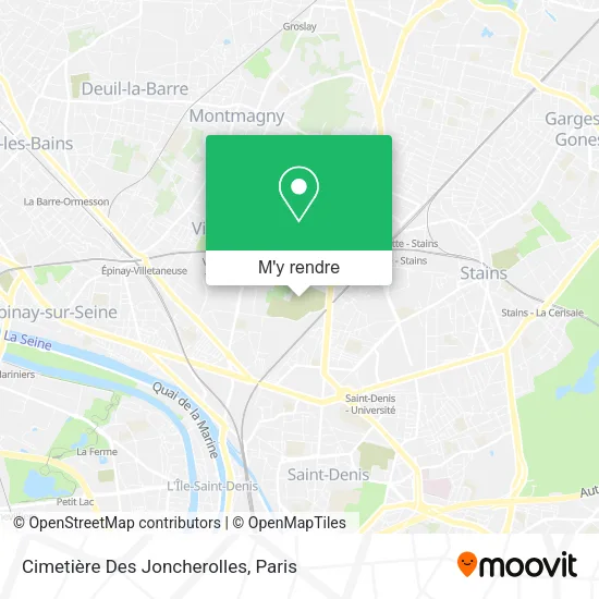 Cimetière Des Joncherolles plan