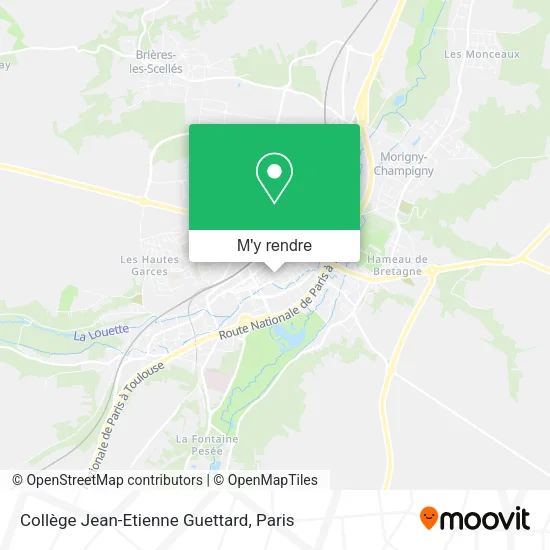 Collège Jean-Etienne Guettard plan