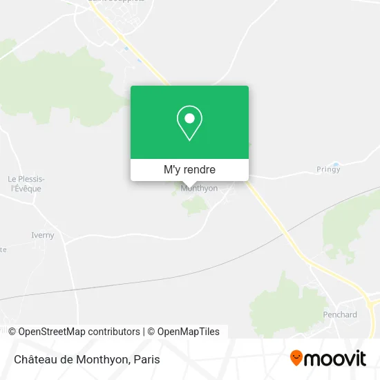 Château de Monthyon plan