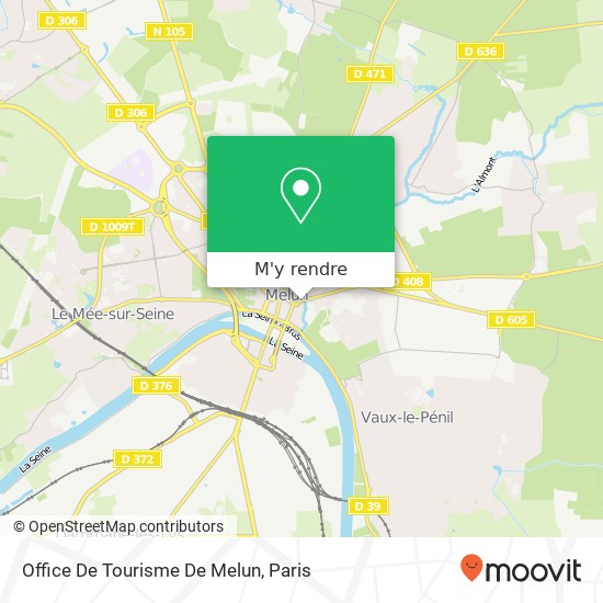 Office De Tourisme De Melun plan