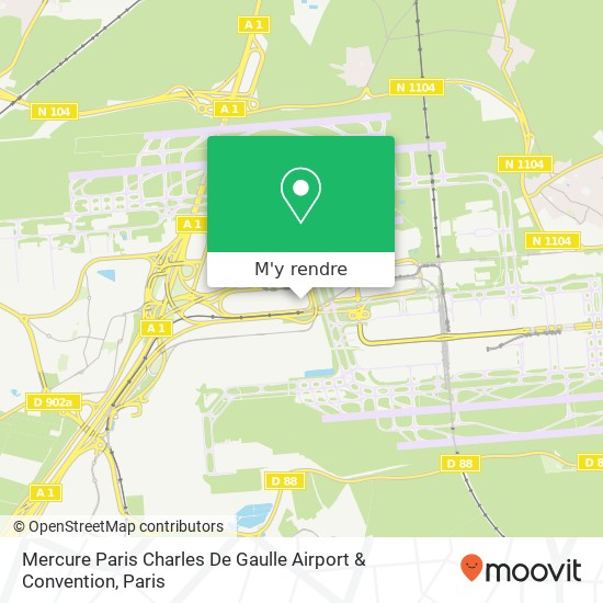 Mercure Paris Charles De Gaulle Airport & Convention plan