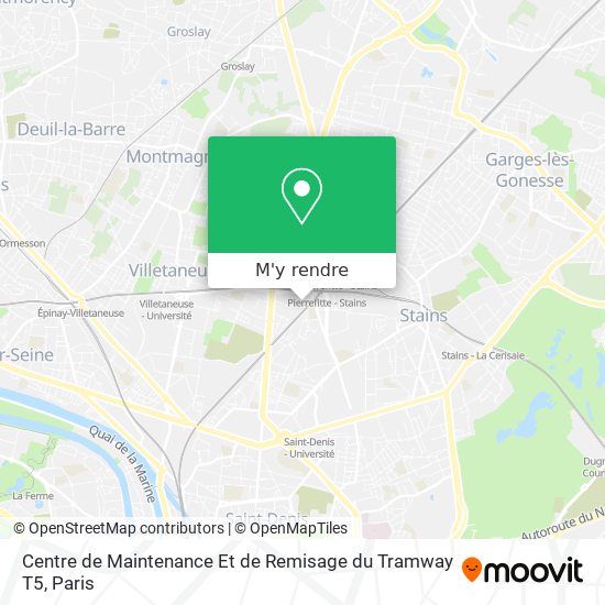 Centre de Maintenance Et de Remisage du Tramway T5 plan