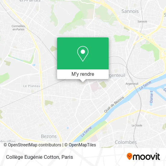 Collège Eugénie Cotton plan