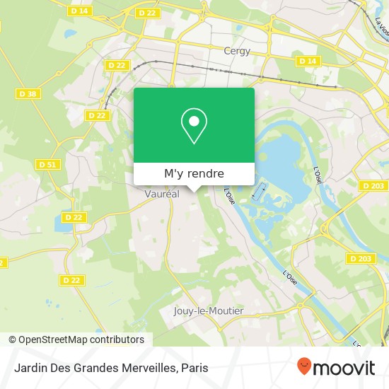 Jardin Des Grandes Merveilles plan