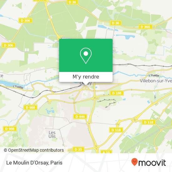 Le Moulin D'Orsay plan