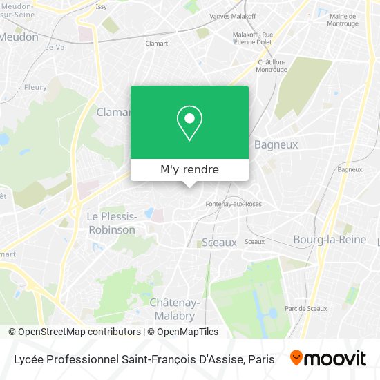 Lycée Professionnel Saint-François D'Assise plan