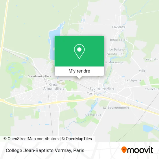 Collège Jean-Baptiste Vermay plan