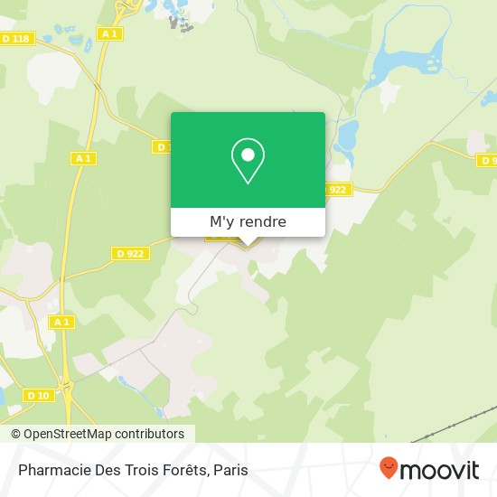 Pharmacie Des Trois Forêts plan