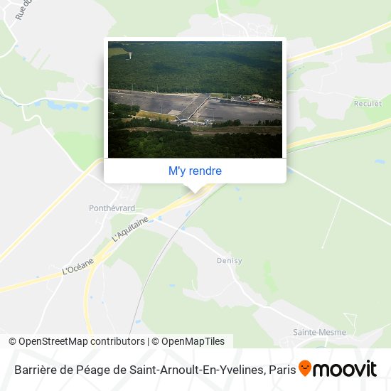 Barrière de Péage de Saint-Arnoult-En-Yvelines plan