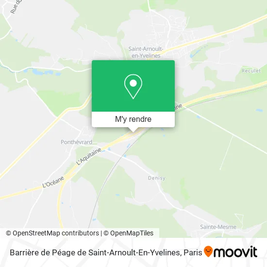 Barrière de Péage de Saint-Arnoult-En-Yvelines plan
