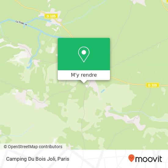 Camping Du Bois Joli plan