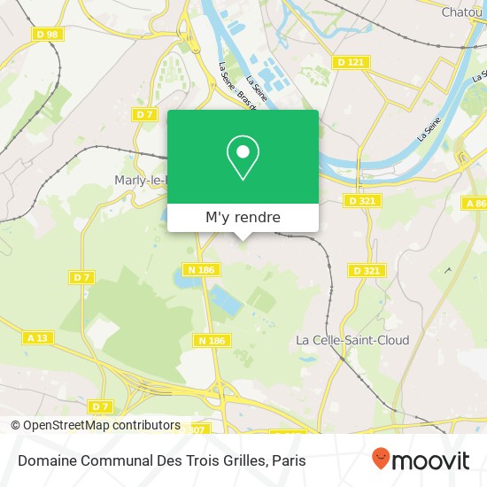 Domaine Communal Des Trois Grilles plan