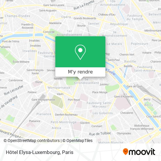 Hôtel Elysa-Luxembourg plan