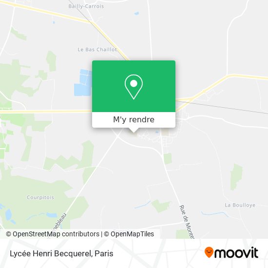 Lycée Henri Becquerel plan
