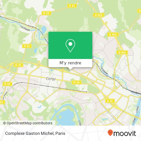 Complexe Gaston Michel plan