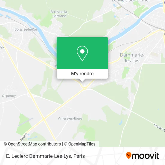 E. Leclerc Dammarie-Les-Lys plan