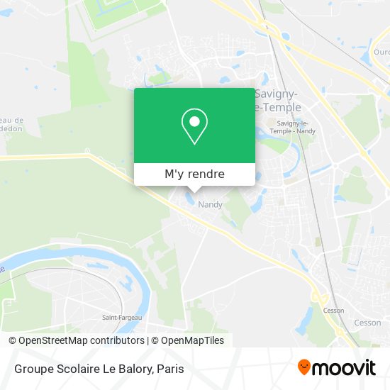 Groupe Scolaire Le Balory plan