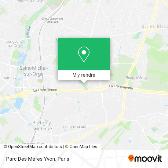 Parc Des Mares Yvon plan