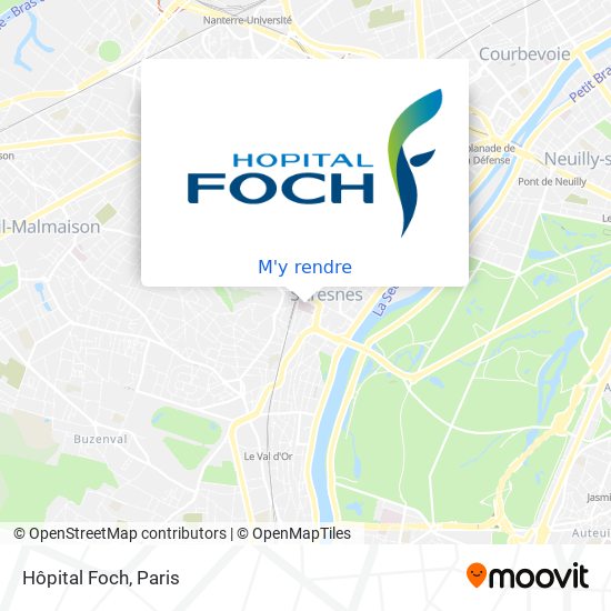 Hôpital Foch plan