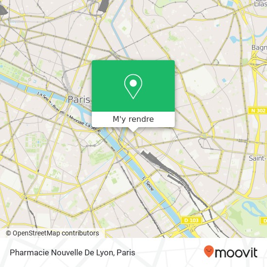 Pharmacie Nouvelle De Lyon plan