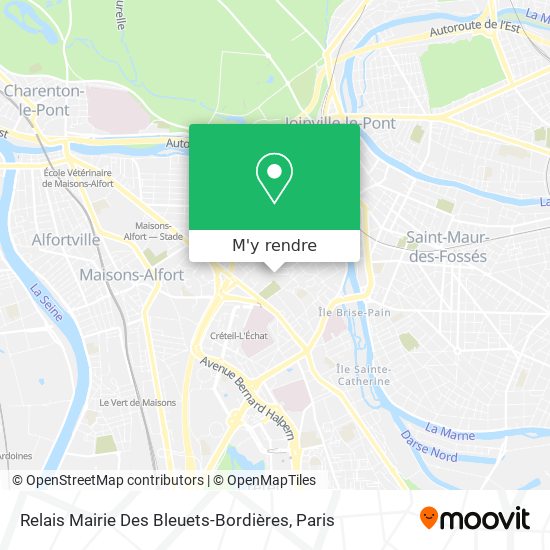 Relais Mairie Des Bleuets-Bordières plan