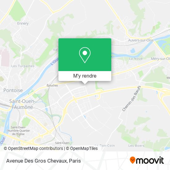 Avenue Des Gros Chevaux plan