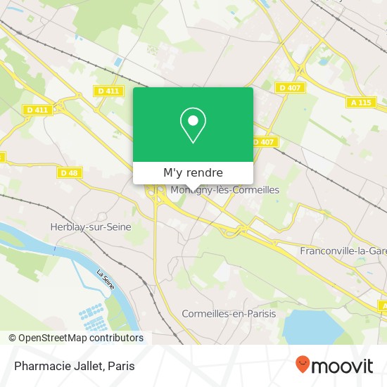 Pharmacie Jallet plan