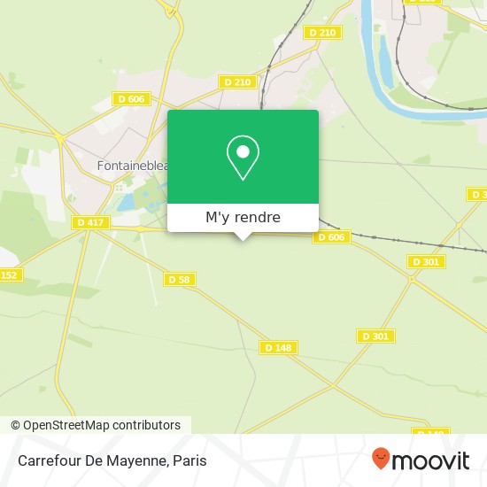 Carrefour De Mayenne plan