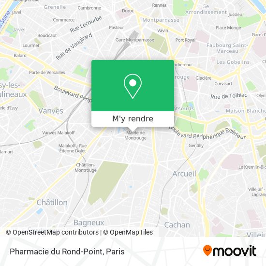 Pharmacie du Rond-Point plan