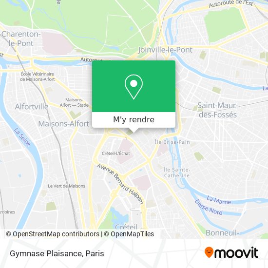 Gymnase Plaisance plan