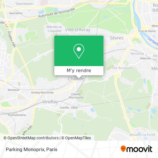 Parking Monoprix plan