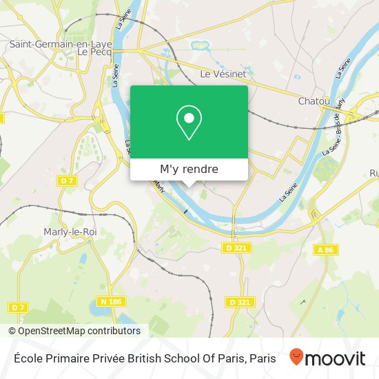 École Primaire Privée British School Of Paris plan