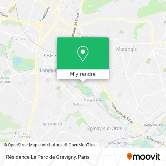 Résidence Le Parc de Gravigny plan