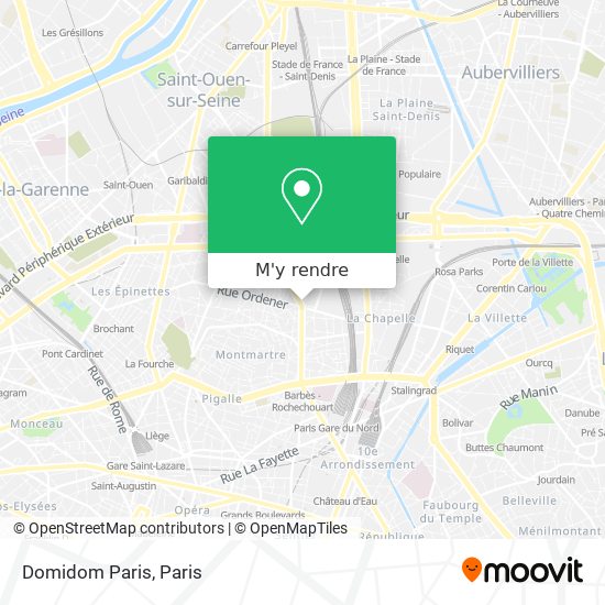 Domidom Paris plan