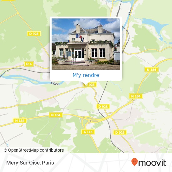 Méry-Sur-Oise plan