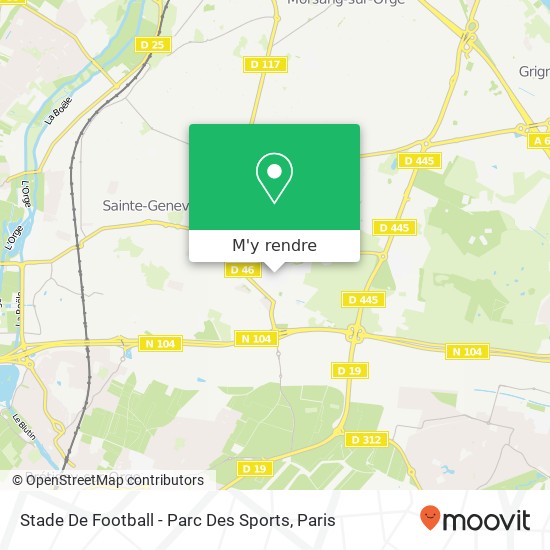 Stade De Football - Parc Des Sports plan