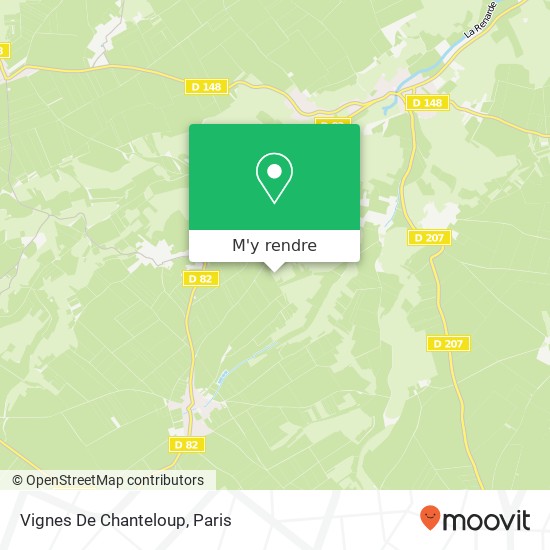 Vignes De Chanteloup plan