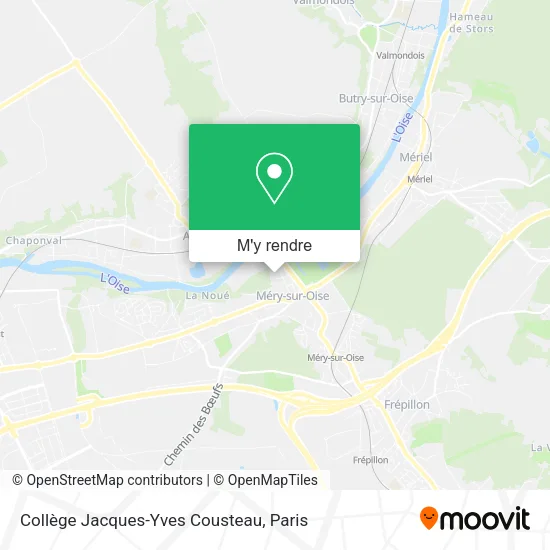 Collège Jacques-Yves Cousteau plan