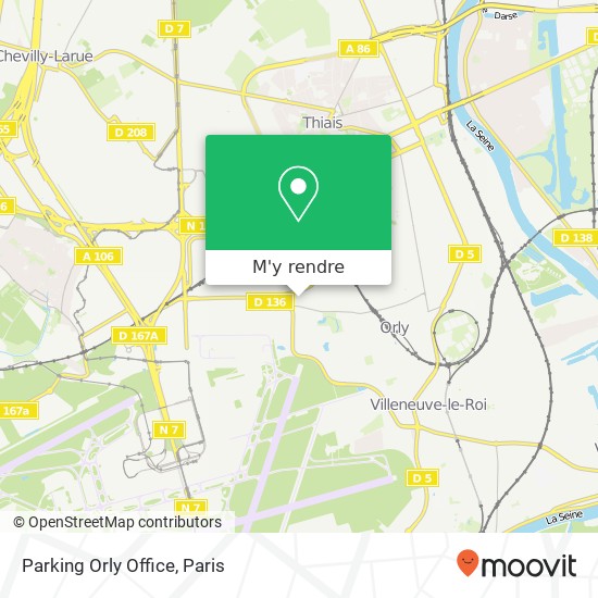 Parking Orly Office plan