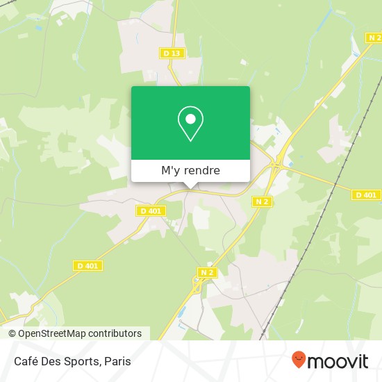 Café Des Sports plan