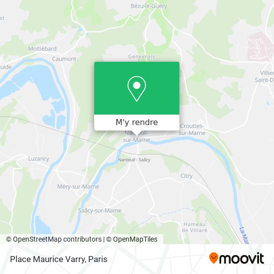 Place Maurice Varry plan